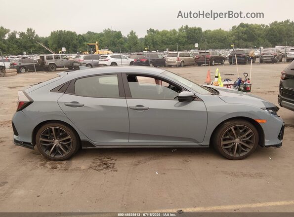 SHHFK7H41MU421817 2021 HONDA CIVIC Gray Rear interior view