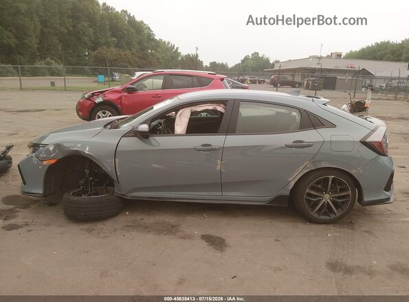 SHHFK7H41MU421817 2021 HONDA CIVIC Gray 360 interior view