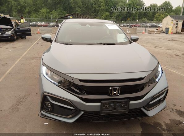 SHHFK7H41MU421817 2021 HONDA CIVIC Gray Instrument cluster view