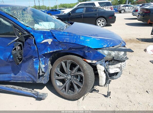 SHHFK7H42JU229625 2018 HONDA CIVIC Blue წინა ხედი