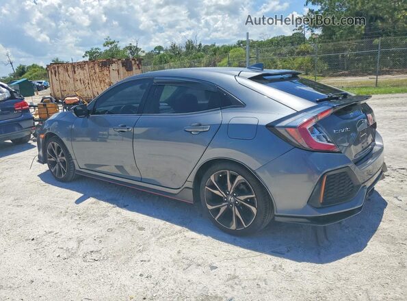 SHHFK7H42JU237207 2018 HONDA CIVIC Gray Rear left