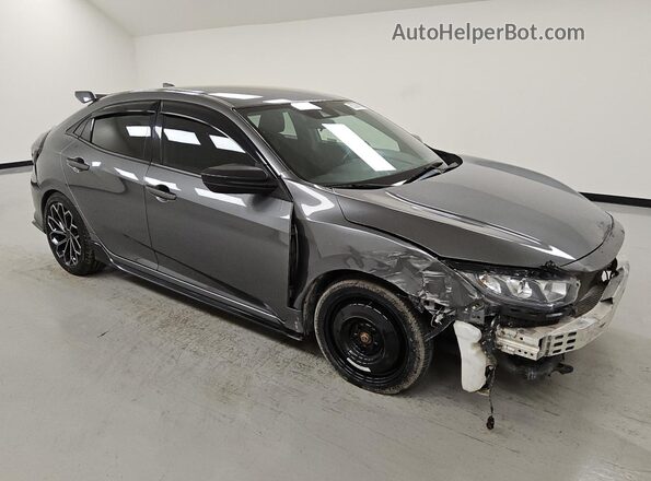 SHHFK7H42KU215581 2019 HONDA CIVIC Gray 