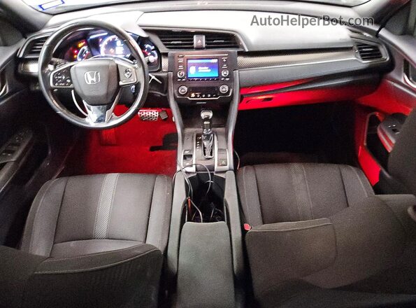 SHHFK7H42KU215581 2019 HONDA CIVIC Gray წინა პანელის ხედი