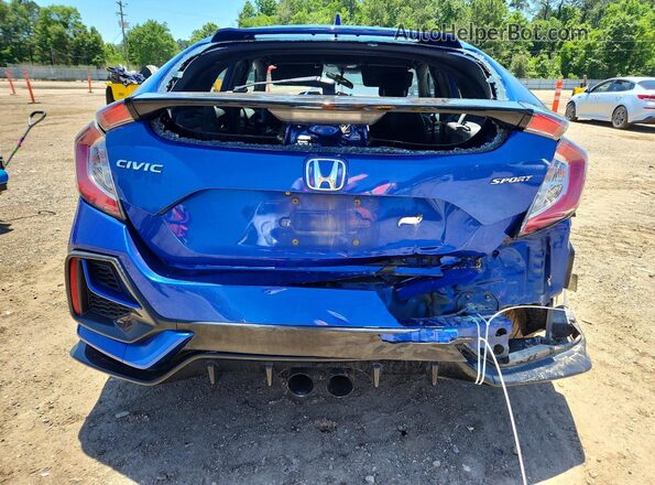 SHHFK7H42LU220426 2020 HONDA CIVIC Blue უკანა ხედი