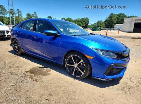 SHHFK7H42LU220426 2020 HONDA CIVIC Blue წინა მარჯვენა