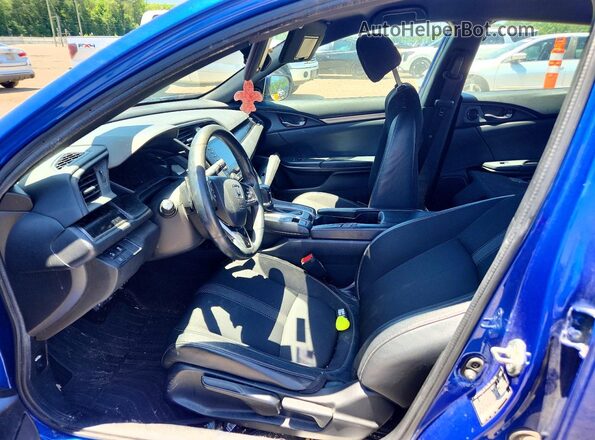SHHFK7H42LU220426 2020 HONDA CIVIC Blue წინა სალონის ხედი