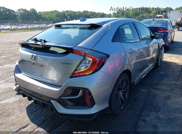 SHHFK7H42MU223960 2021 HONDA CIVIC Silver Հետևի աջ