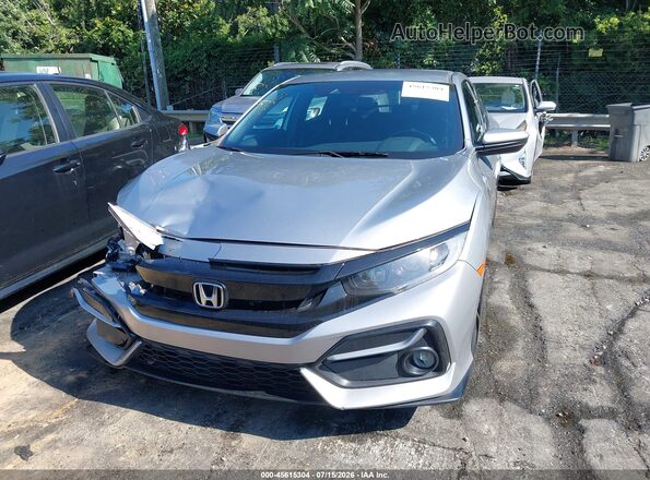 SHHFK7H42MU223960 2021 HONDA CIVIC Silver Սարքավորումների վահանակի տեսք
