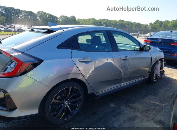 SHHFK7H42MU223960 2021 HONDA CIVIC Silver Սալոնի հետևի տեսք