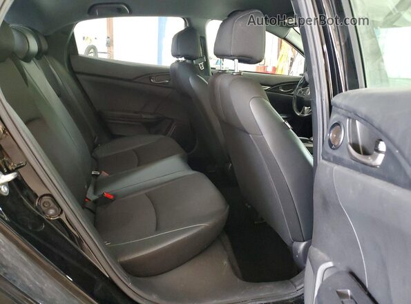 SHHFK7H42MU411488 2021 HONDA CIVIC Black უკანა სავარძლების ხედი