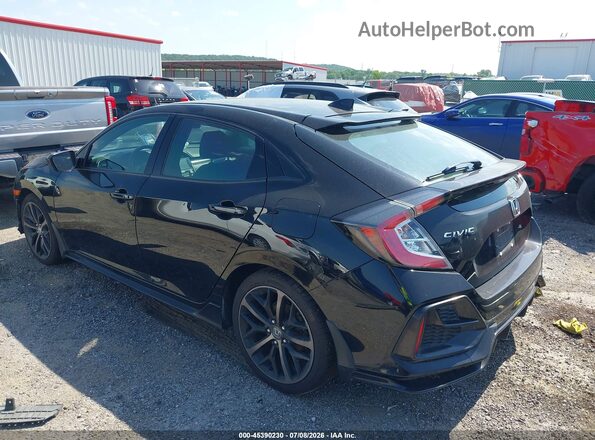 SHHFK7H43MU207573 2021 HONDA CIVIC Черный Задняя левая четверть