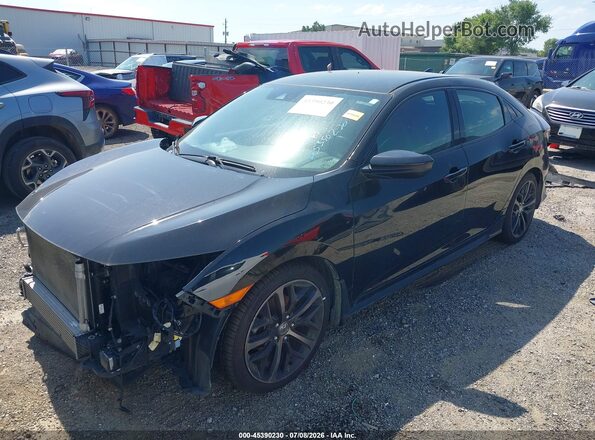 SHHFK7H43MU207573 2021 HONDA CIVIC Черный Передняя левая четверть