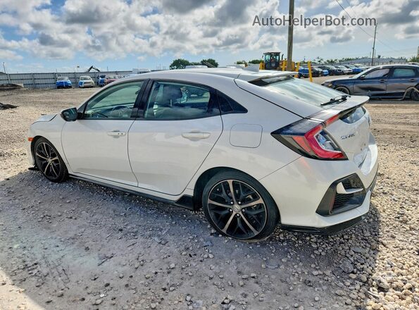 SHHFK7H43MU215463 2021 HONDA CIVIC Белый Задняя левая четверть