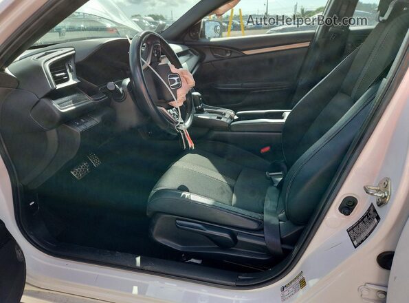 SHHFK7H43MU215463 2021 HONDA CIVIC Белый Вид салона спереди