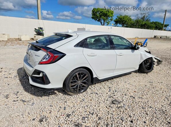 SHHFK7H43MU215463 2021 HONDA CIVIC Белый Задняя правая четверть