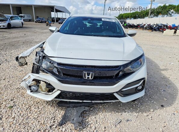 SHHFK7H43MU215463 2021 HONDA CIVIC Белый Вид спереди