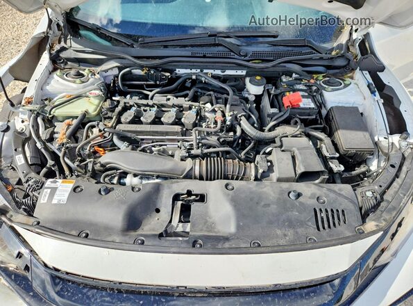 SHHFK7H43MU215463 2021 HONDA CIVIC Белый Вид задней части салона