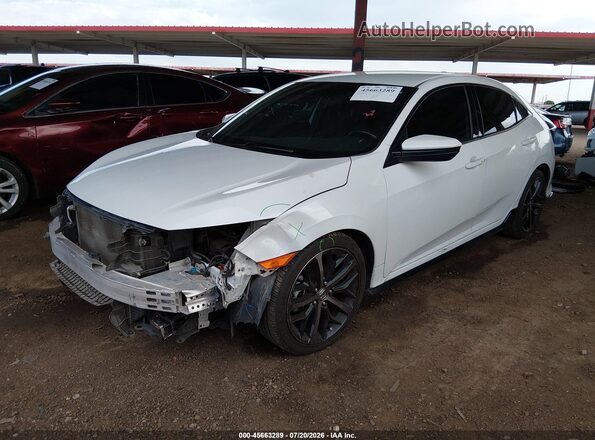 SHHFK7H43MU215625 2021 HONDA CIVIC Белый Передняя левая четверть