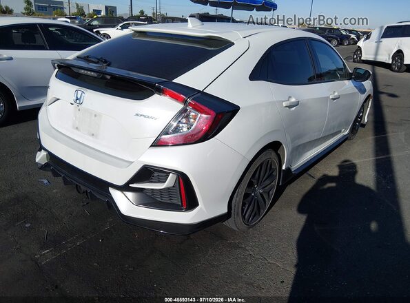 SHHFK7H43MU412665 2021 HONDA CIVIC White Tył prawy