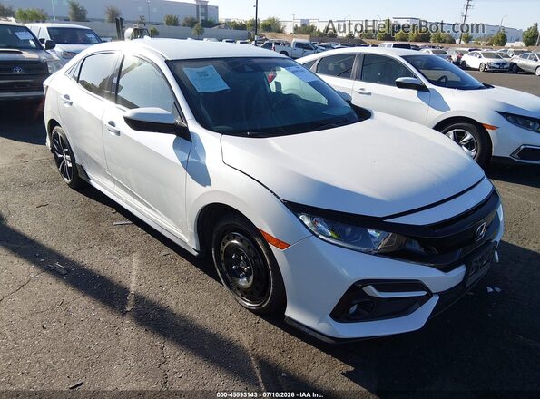 SHHFK7H43MU412665 2021 HONDA CIVIC White Widok wnętrza z tyłu