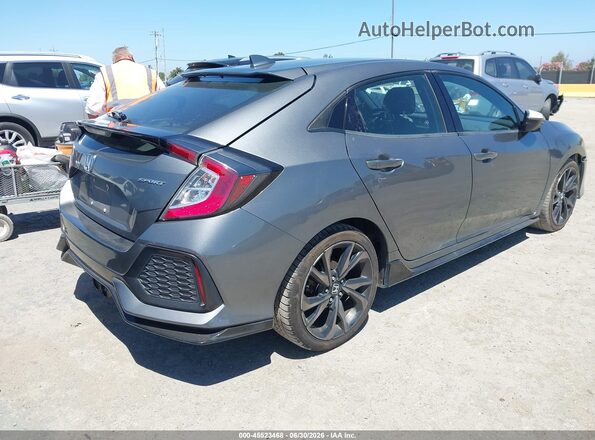 SHHFK7H44JU427347 2018 HONDA CIVIC Gray Trasero derecho