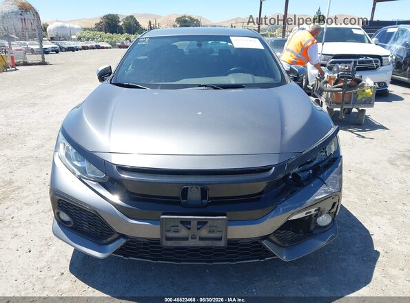 SHHFK7H44JU427347 2018 HONDA CIVIC Gray Vista interior de 360 grados