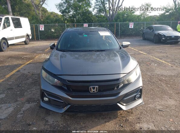 SHHFK7H44LU203157 2020 HONDA CIVIC Gray Սարքավորումների վահանակի տեսք