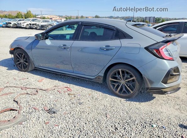 SHHFK7H44MU406423 2021 HONDA CIVIC Gray უკანა მარცხენა
