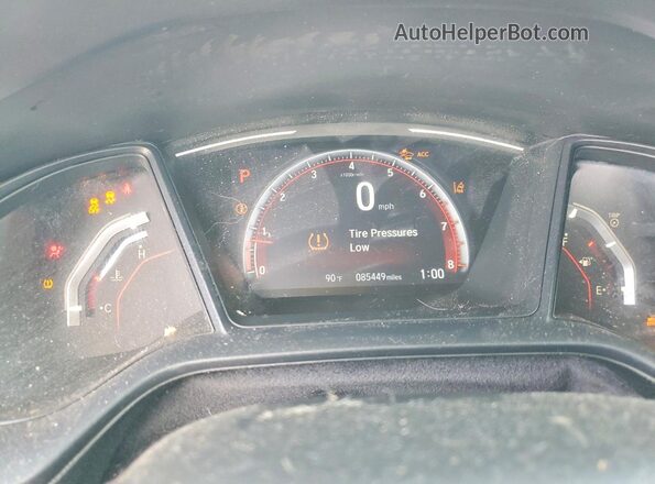 SHHFK7H44MU406423 2021 HONDA CIVIC Gray ხელსაწყოთა პანელის ხედი