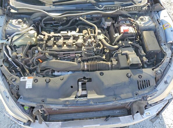 SHHFK7H44MU406423 2021 HONDA CIVIC Gray უკანა სალონის ხედი