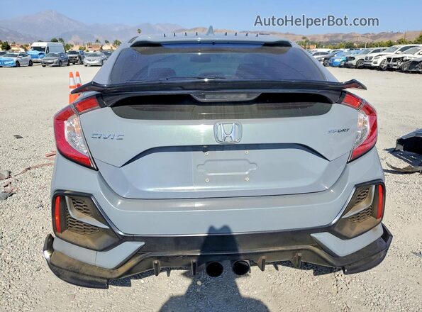 SHHFK7H44MU406423 2021 HONDA CIVIC Gray უკანა ხედი
