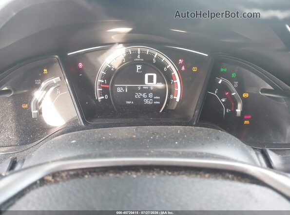 SHHFK7H45JU224726 2018 HONDA CIVIC Синий Вид задних сидений