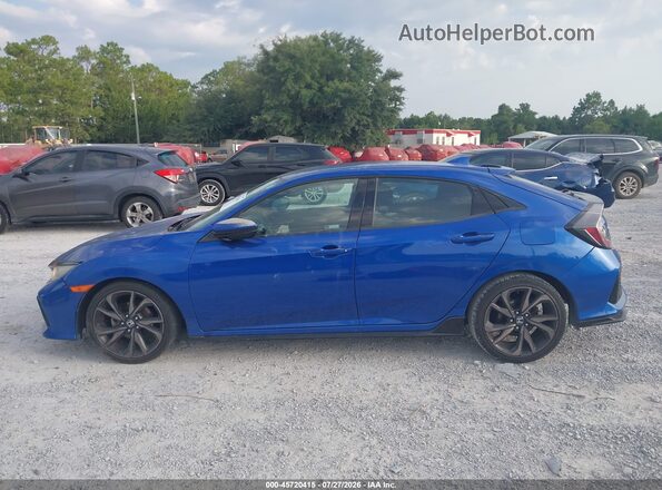 SHHFK7H45JU224726 2018 HONDA CIVIC Синий Панорамный вид салона 360°