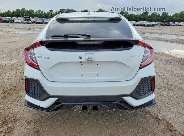 SHHFK7H45JU228095 2018 HONDA CIVIC White Հետևի տեսք