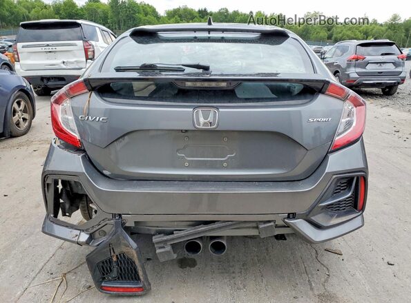 SHHFK7H45LU400144 2020 HONDA CIVIC Gray Vista trasera