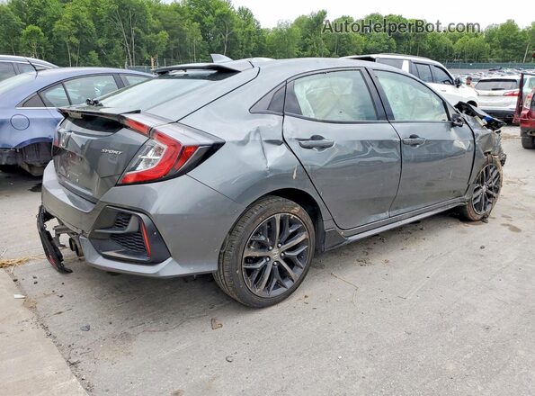 SHHFK7H45LU400144 2020 HONDA CIVIC Gray Trasero derecho