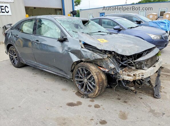 SHHFK7H45LU400144 2020 HONDA CIVIC Gray Delantero derecho