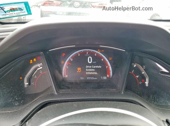 SHHFK7H45LU417669 2020 HONDA CIVIC White ხელსაწყოთა პანელის ხედი