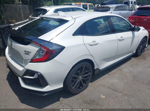 SHHFK7H45MU208434 2021 HONDA CIVIC White Հետևի աջ