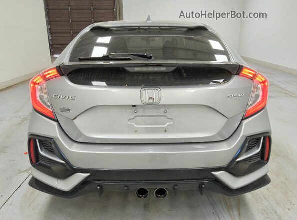 SHHFK7H45MU218509 2021 HONDA CIVIC Gray უკანა ხედი