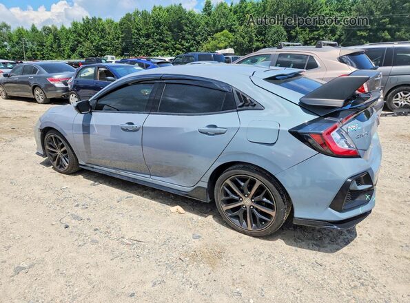 SHHFK7H45MU413042 2021 HONDA CIVIC Gray Trasero izquierdo