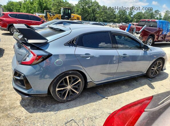 SHHFK7H45MU413042 2021 HONDA CIVIC Gray Trasero derecho