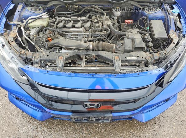 SHHFK7H46JU300213 2018 HONDA CIVIC Blue Widok wnętrza z tyłu