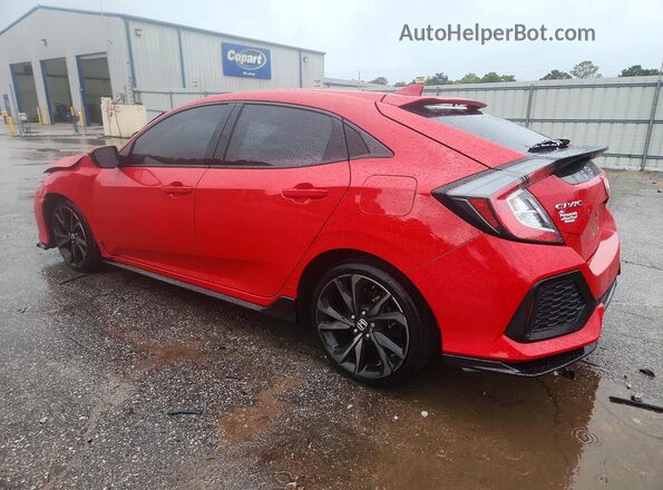 SHHFK7H46KU211159 2019 HONDA CIVIC Красный Задняя левая четверть