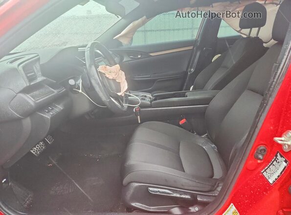 SHHFK7H46KU211159 2019 HONDA CIVIC Красный Вид салона спереди