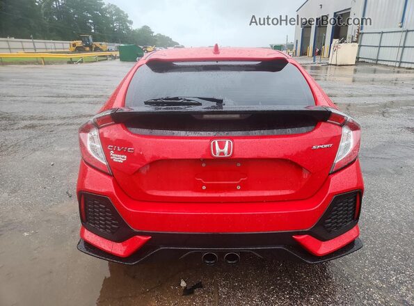 SHHFK7H46KU211159 2019 HONDA CIVIC Красный Вид сзади