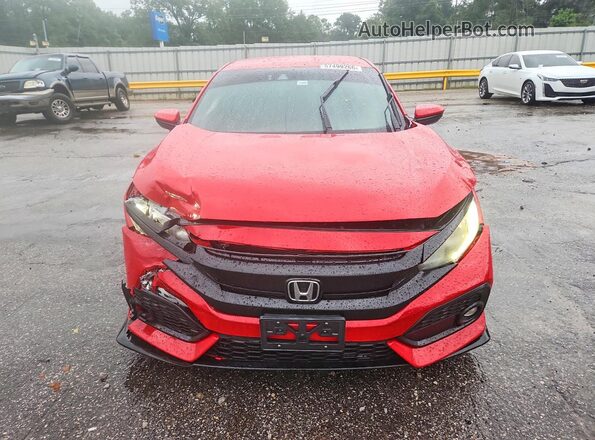 SHHFK7H46KU211159 2019 HONDA CIVIC Красный Вид спереди