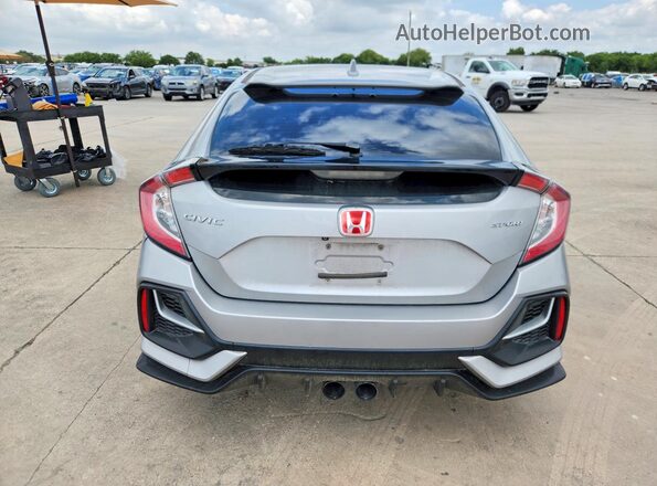 SHHFK7H46LU201412 2020 HONDA CIVIC Silver Vista trasera