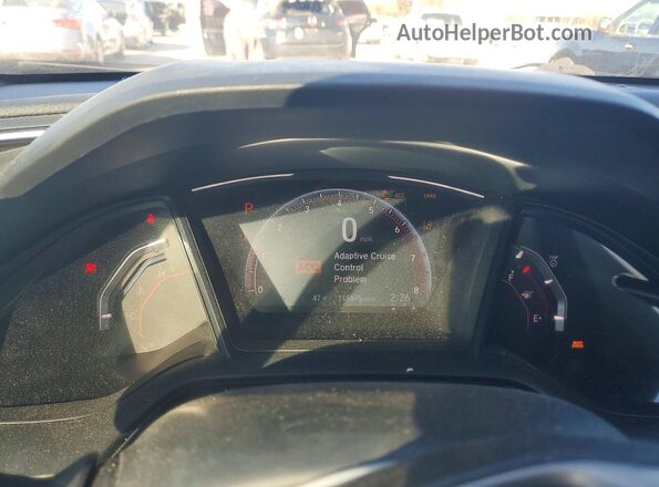 SHHFK7H46LU222969 2020 HONDA CIVIC Gray ხელსაწყოთა პანელის ხედი