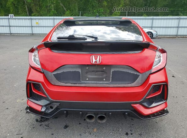SHHFK7H46LU410360 2020 HONDA CIVIC Red Vista trasera